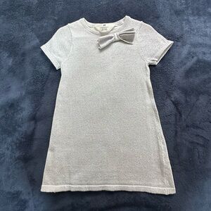 H&M Light Gray Kids Dress with Bow